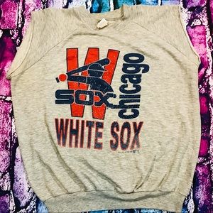 Vintage Cut(Sleeveless) Chicago White Sox Sweater size 1XL